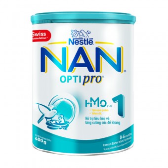 Sữa Nan Optipro 1 lon 400g cho trẻ 0-6 tháng
